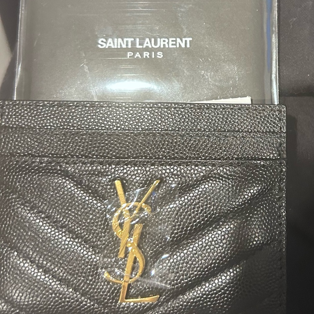Saint Laurent Black Card Holder